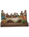 Ultima cena con statue serie 13 cm - 29,5x12x16,5 h.