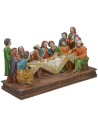 Ultima cena con statue serie 13 cm - 29,5x12x16,5 h.