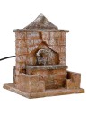 Fountain working in Palestinian style for presepe cm 14,5x14