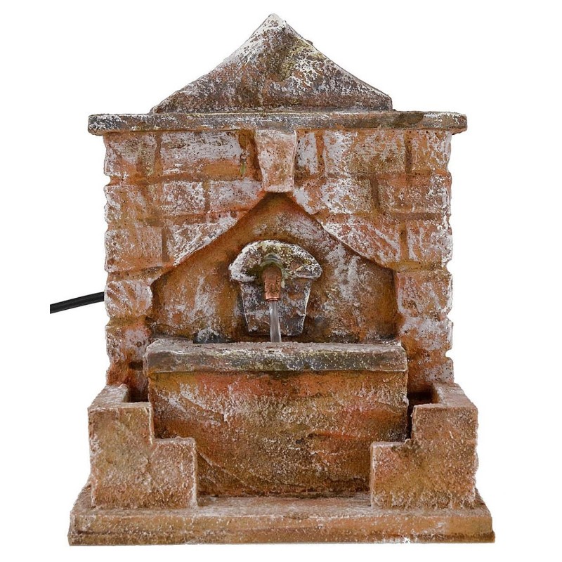 Fountain working in Palestinian style for presepe cm 14,5x14