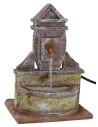 Fountain working for Presepe cm 14,5x14, 5x23, 5 h