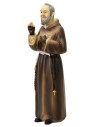 Padre Pio cm 13 estatua de resina Mondo Presepi