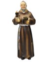 Padre Pio cm 13 estatua de resina Mondo Presepi