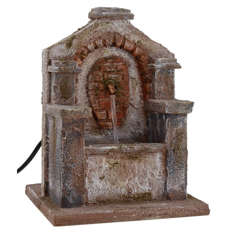 Fuente funcional para belén de 14,5x14,5x19 cm h