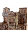 Borgo illuminated with houses cm 50x35x42 h for statues from 10