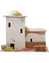 Arab House for presepe with dome cm 20x15x16, 5 h.