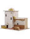 Arab House for presepe with dome cm 20x15x16, 5 h.