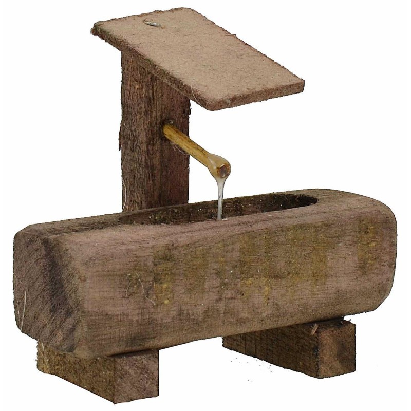 Fuente de madera pequeña Mondo Presepi