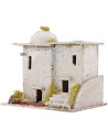 House Arabs for presepe with dome and stairs cm 16,5x14x16 h.