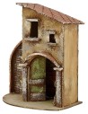 Casa con angolo per bottega 14x22x26h Mondo Presepi