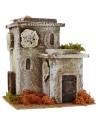 Double house in classic style effect stone cm 24x24x26, 5 h for