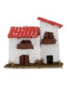 Casale con tetto rosso per presepe cm 13x8x11 h Mondo Presepi