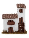 Casale with tower for presepe cm 12x9x14 h