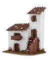 Casale with tower for presepe cm 12x9x14 h