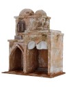 Casa palestinese con bottega e tempio cm 25x14,5x30 h Mondo