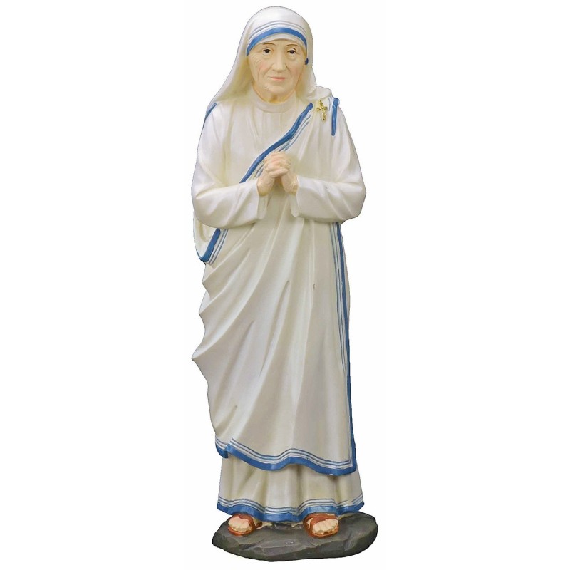 Madre Teresa cm 27,5 estatua de resina Mondo Presepi