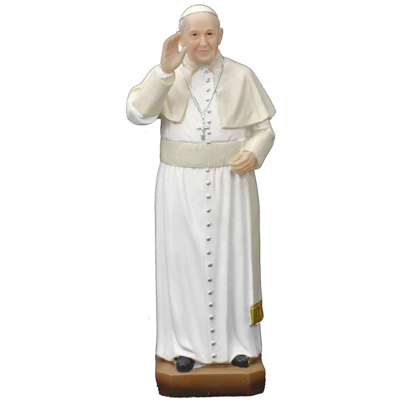 Papa Francisco 20 cm estatua de resina Mondo Presepi