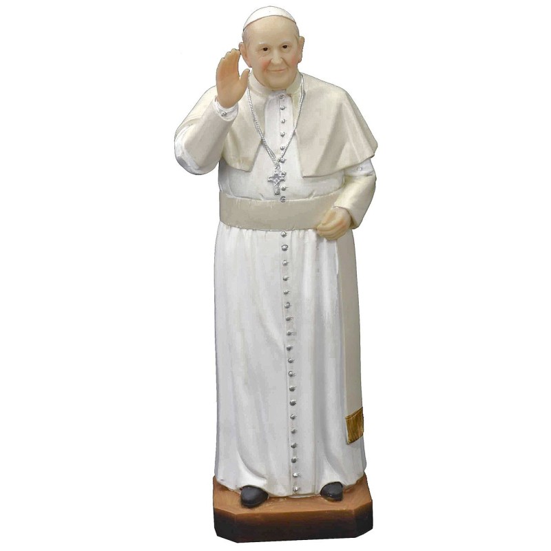 Papa Francisco figura de 30 cm en resina Mundo Pesebre.