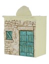 Palestinian home in wooden stuccato cm 12x7, 5x17 h