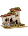 Casa rustica per presepe cm 16x15x12,5 h. Mondo Presepi