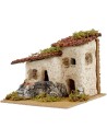 Casa rustica per presepe cm 16x15x12,5 h. Mondo Presepi