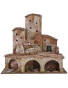 Case coloniche con porticato cm 22x15x21 h Mondo Presepi