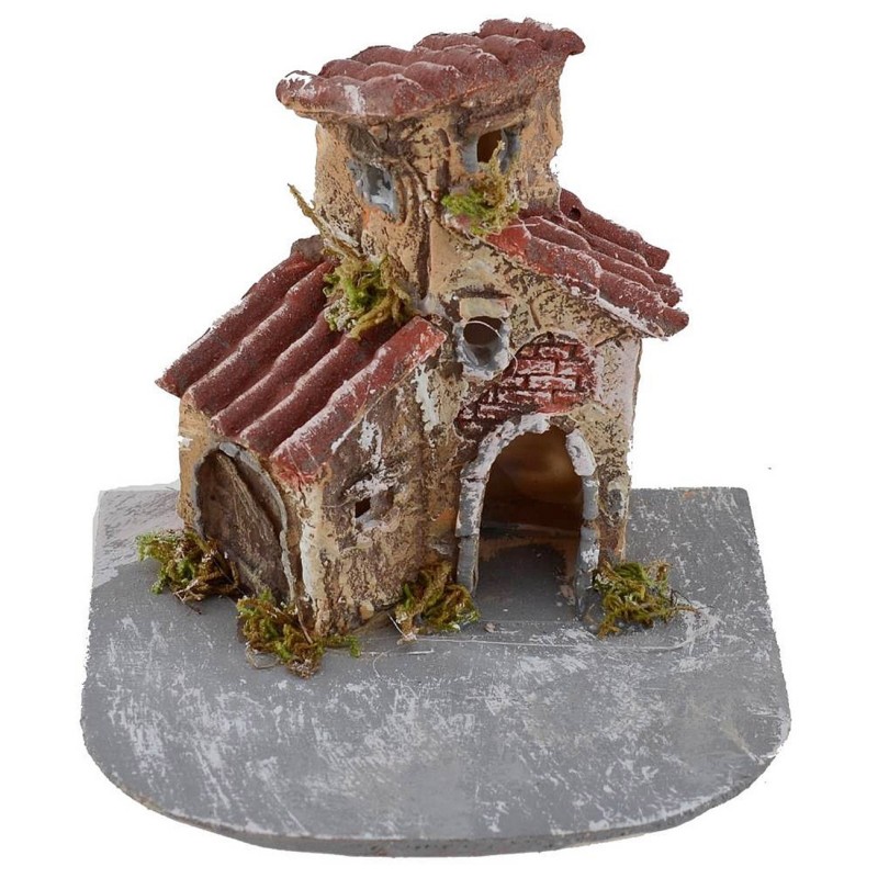 Case in resina per presepe cm 12x11x11 h. Mondo Presepi