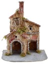 Resin houses for creche 16x15x20 cm h.