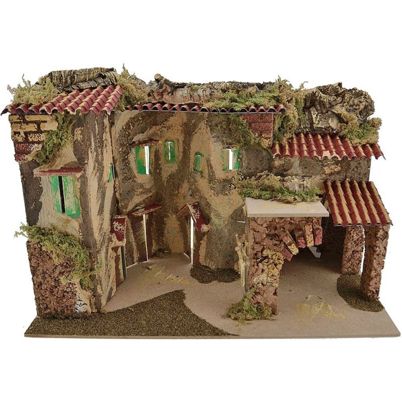 Casita de campo de 33x18x23 cm de altura. Mundo Belenes