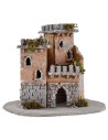 Castle with towers for Nativity 17x13.5x14 cm h