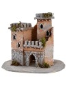 Castle with towers for Nativity 17x13.5x14 cm h