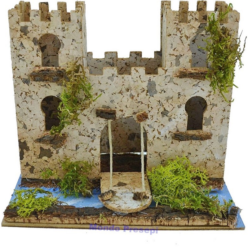 Castillo de corcho cm 17x10x14 Mundo Pesebres