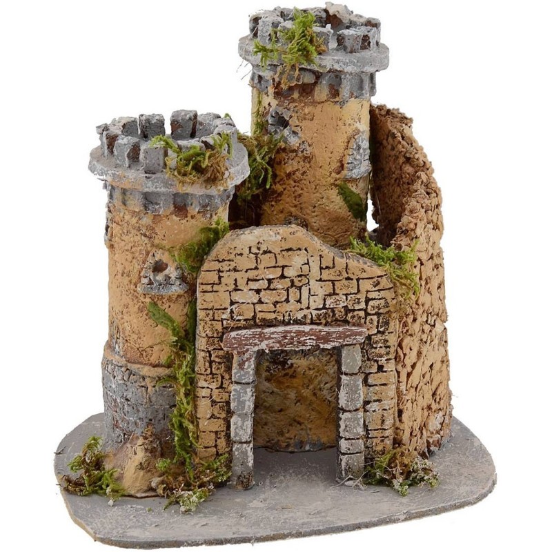 Castillo para belén de 20x17x20 cm h. Mundo Belenes