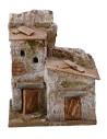 Doppia casa per presepe di montagna cm 10x9x12 h Mondo Presepi