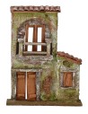 Home façade with balcony, porton and window cm 14,5x3, 5x18, 5