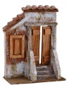 Home front with entrance for presepe cm 14,5x7, 5x19, 5 h