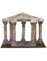 Ingresso di Tempio con doppia fila di colonne cm 18X6X14 h