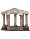 Temple entrance with double row of columns cm 18X6X14 h