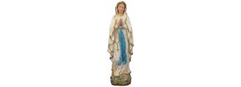 Madonna di Lourdes 20 cm statua in resina