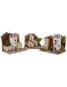 Set of 3-piece houses for creche 15.5x10x12.5 h