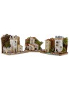 Set of 3-piece houses for creche 15.5x10x12.5 h