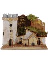 Set casette 3 pezzi per presepe cm 15,5x10x12,5 h Mondo Presepi