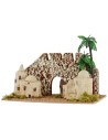 Palestinian village with fortificated walls cm 21,2x11, 5x15 h