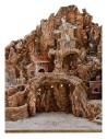 Presepe cm 65x45x53 h with fountain, waterfall, windmill and