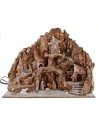 Presepe completo di statue Landi cm 65x45x53 h con fontana