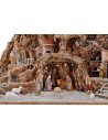 Presepe completo di statue Landi cm 65x45x53 h con fontana