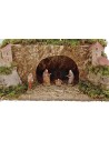 Presepe with Nativity Landi 6 cm and lights cm 32x15x21 h.