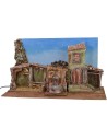 Nativity scene with sky and working fountain cm 70x29x37 h