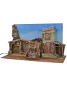 Nativity scene with sky and working fountain cm 70x29x37 h