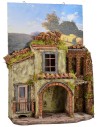 Presepe con quadro da appendere cm 39,5x19x55 h altezza, arco